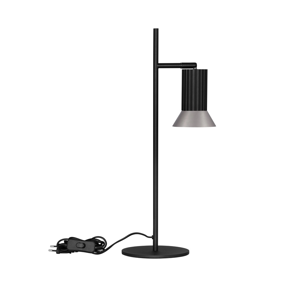 Lampe de table design Luvia noir avec bronze Lyora 5212017475602