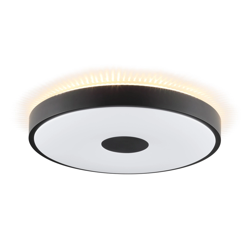Éclairage de plafond Tavis noir Ø 44,5cm Brilliant 4004353477591