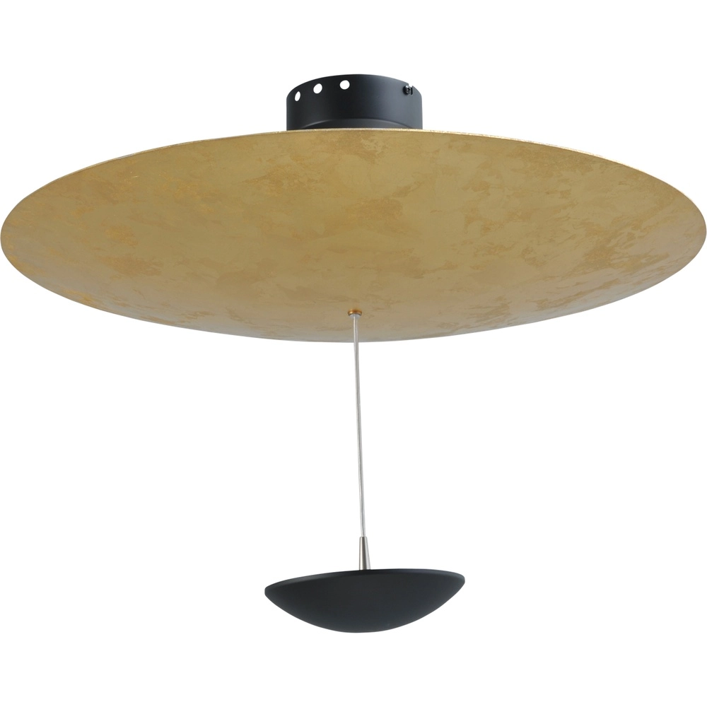 Plafonnier Zyan noir avec or Ø 60cm