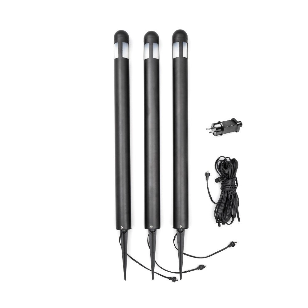 Lampes de jardin Amalfi (3x) Set