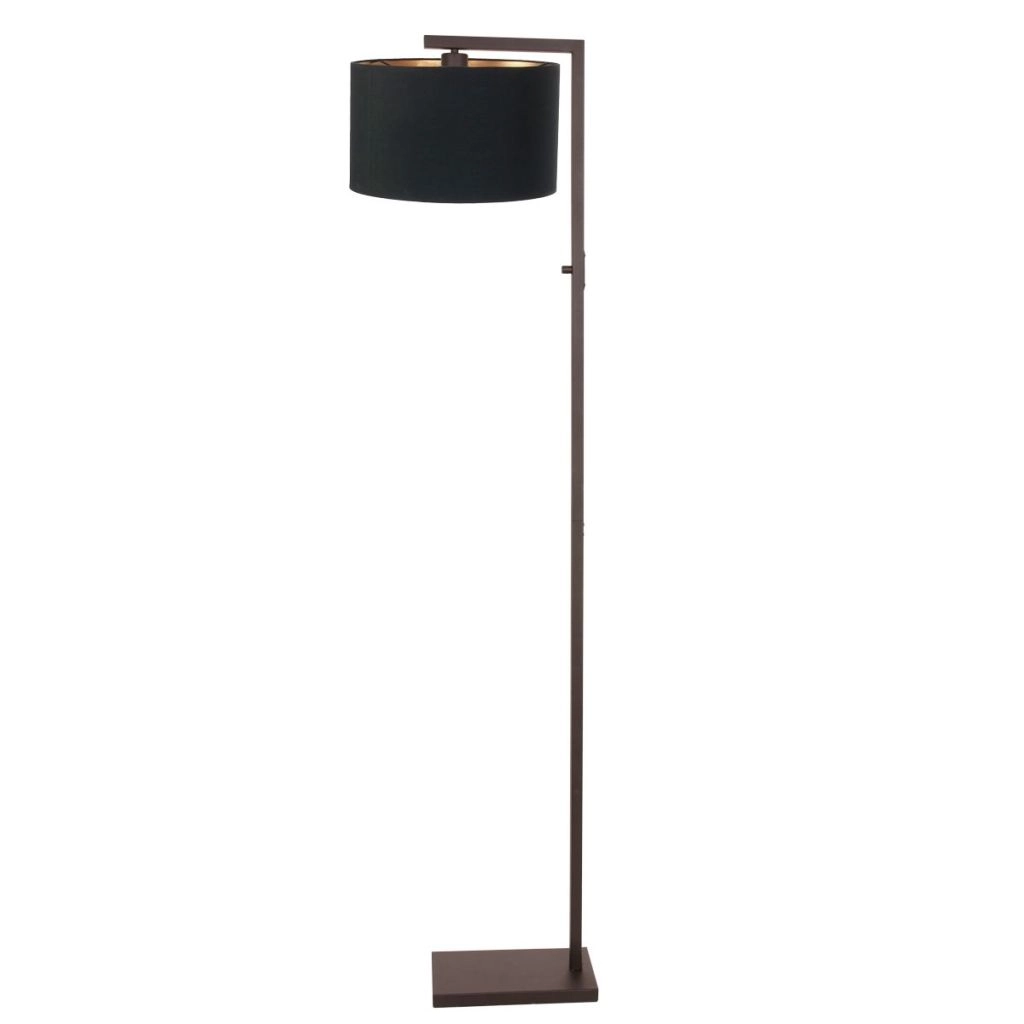 Lampe de pied Stang avec capuche noire