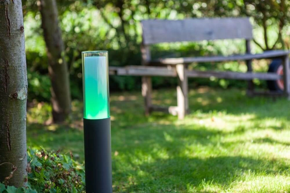 Lampe de jardin intelligente Dropa anthracite Lutec 6939412070261