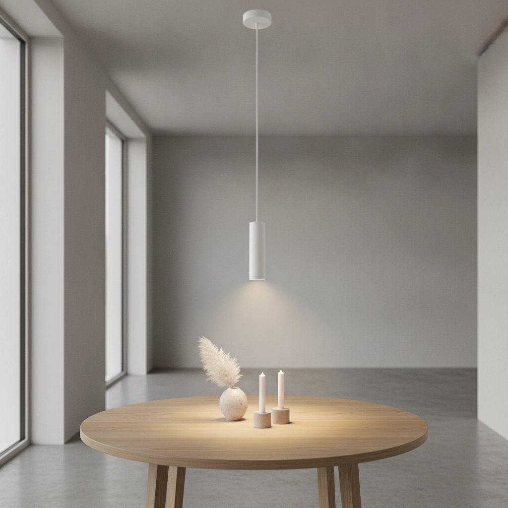 Suspension design Milano blanc 25cm