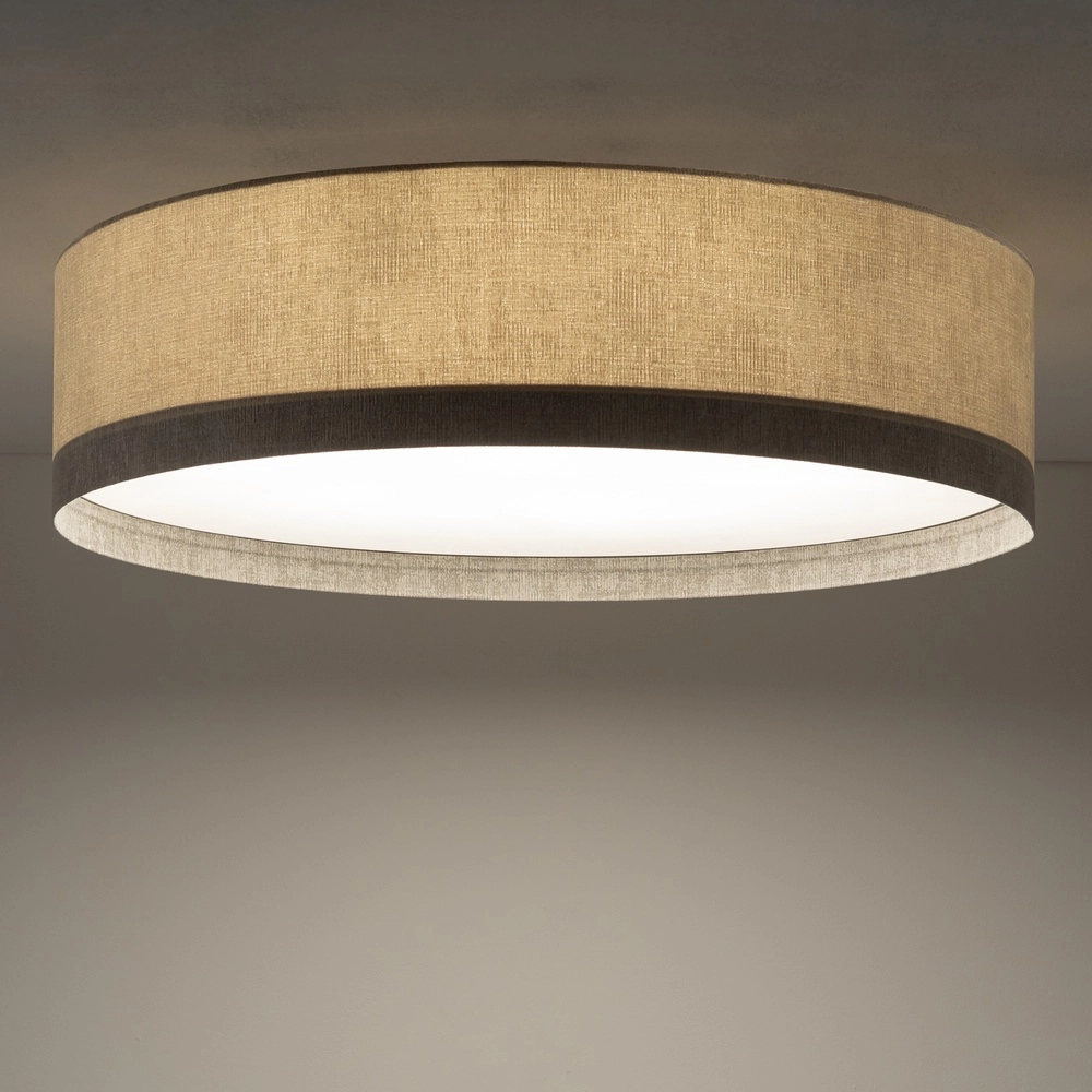 Lampe de plafond Cedro brun sable Ø 75cm Lyora 5903139116725