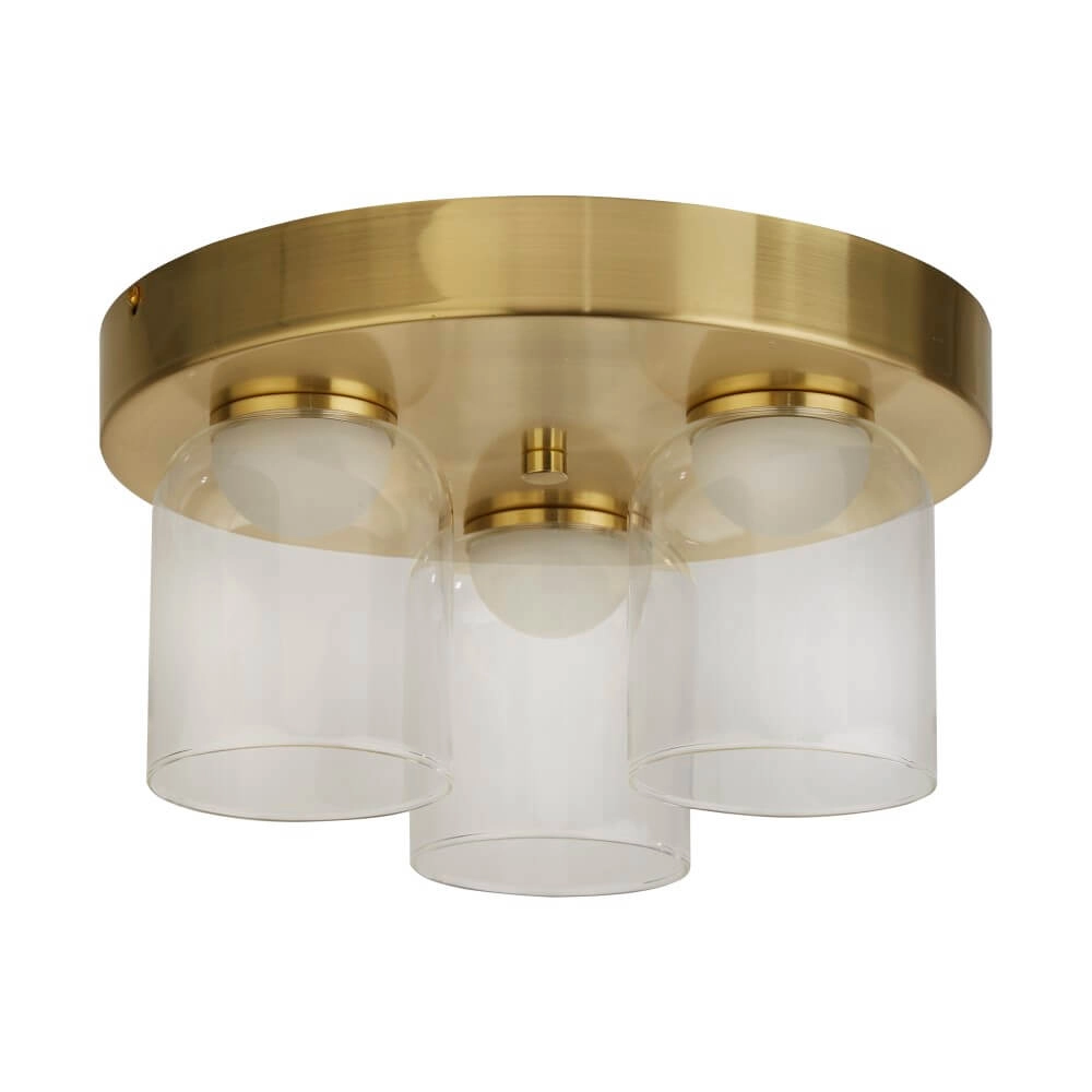 Plafonnier de salle de bain Highball laiton Searchlight 5053423267623