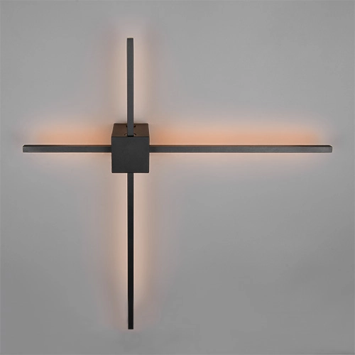 Lampe murale moderne Cassino noir 67,5 cm Trio 4017807683202