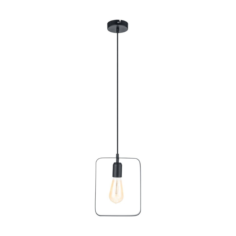 Lampe à suspension Bedington Square noir Eglo 9002759497767