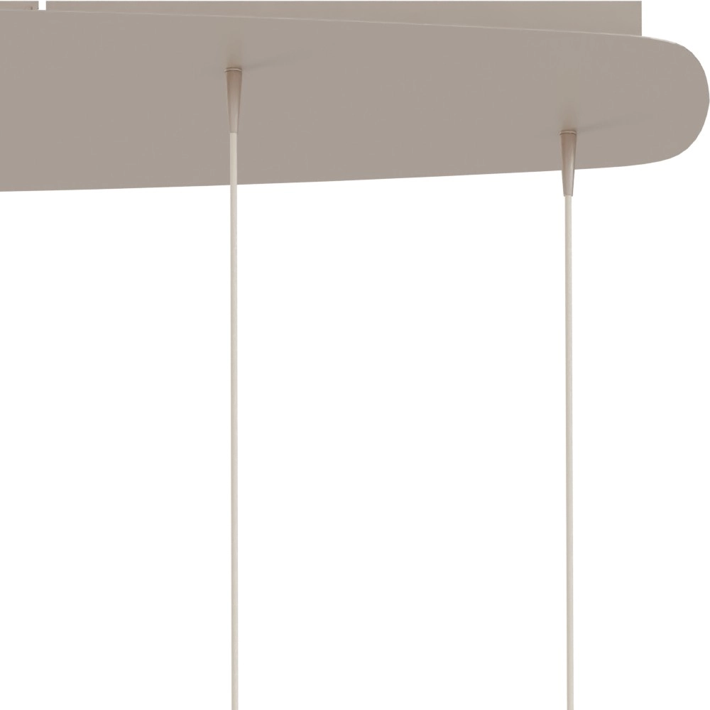 Lampe suspendue ovale Alta Terra beige à 6 tons clairs Masterlight 8718121438337