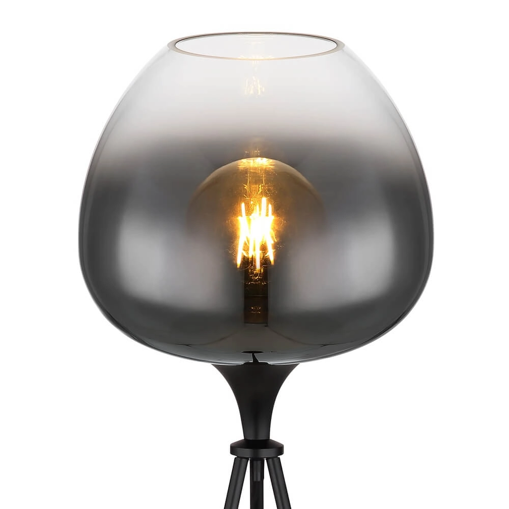 Lampadaire noir Maxy trépied Globo 9007371435418