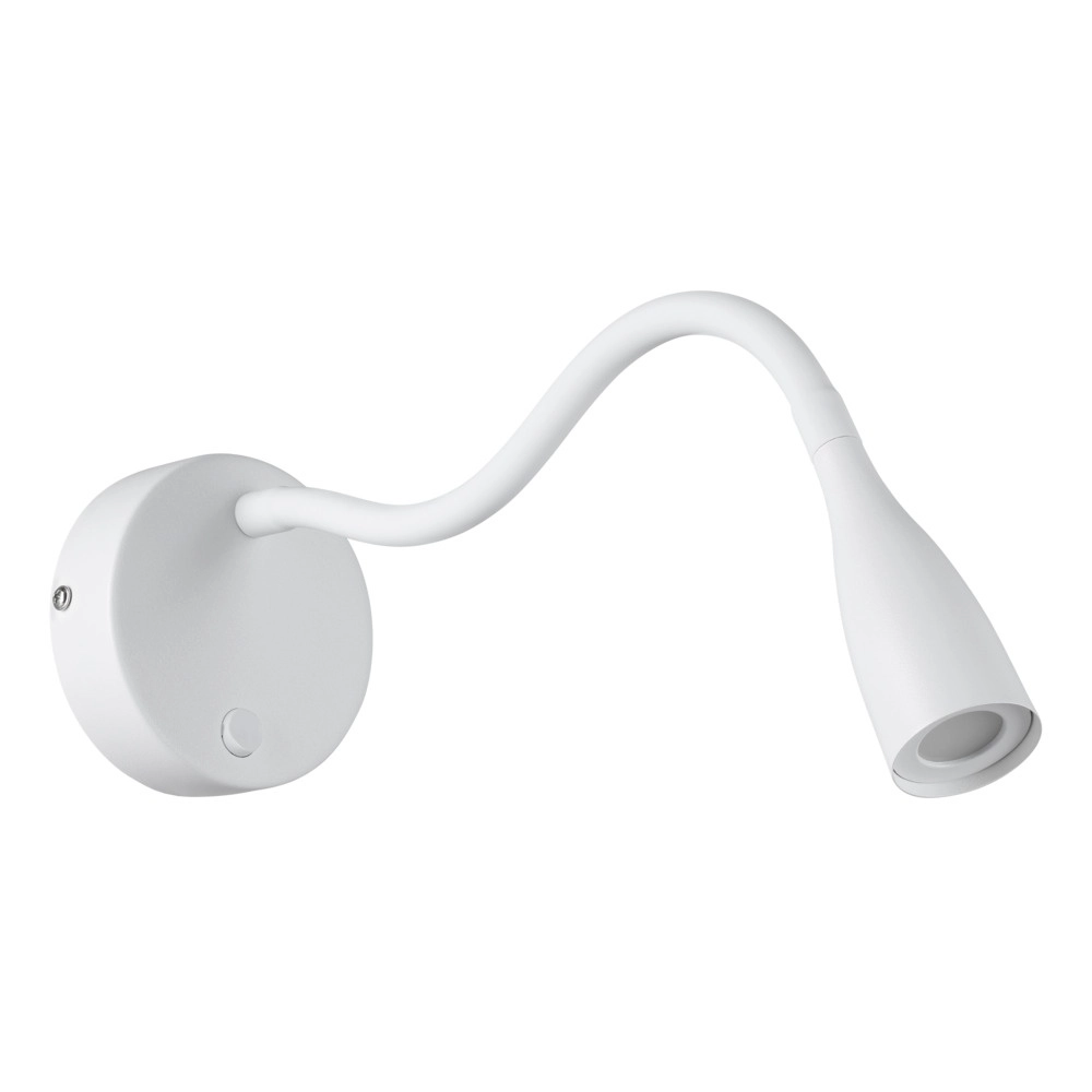 Lampe de chevet Olivandino Blanc flexible