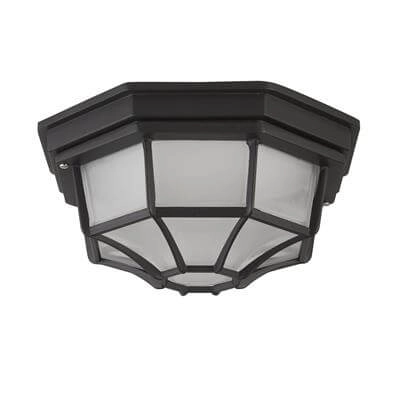 Plafonnier classique Outdoor noir Searchlight 5013874294036