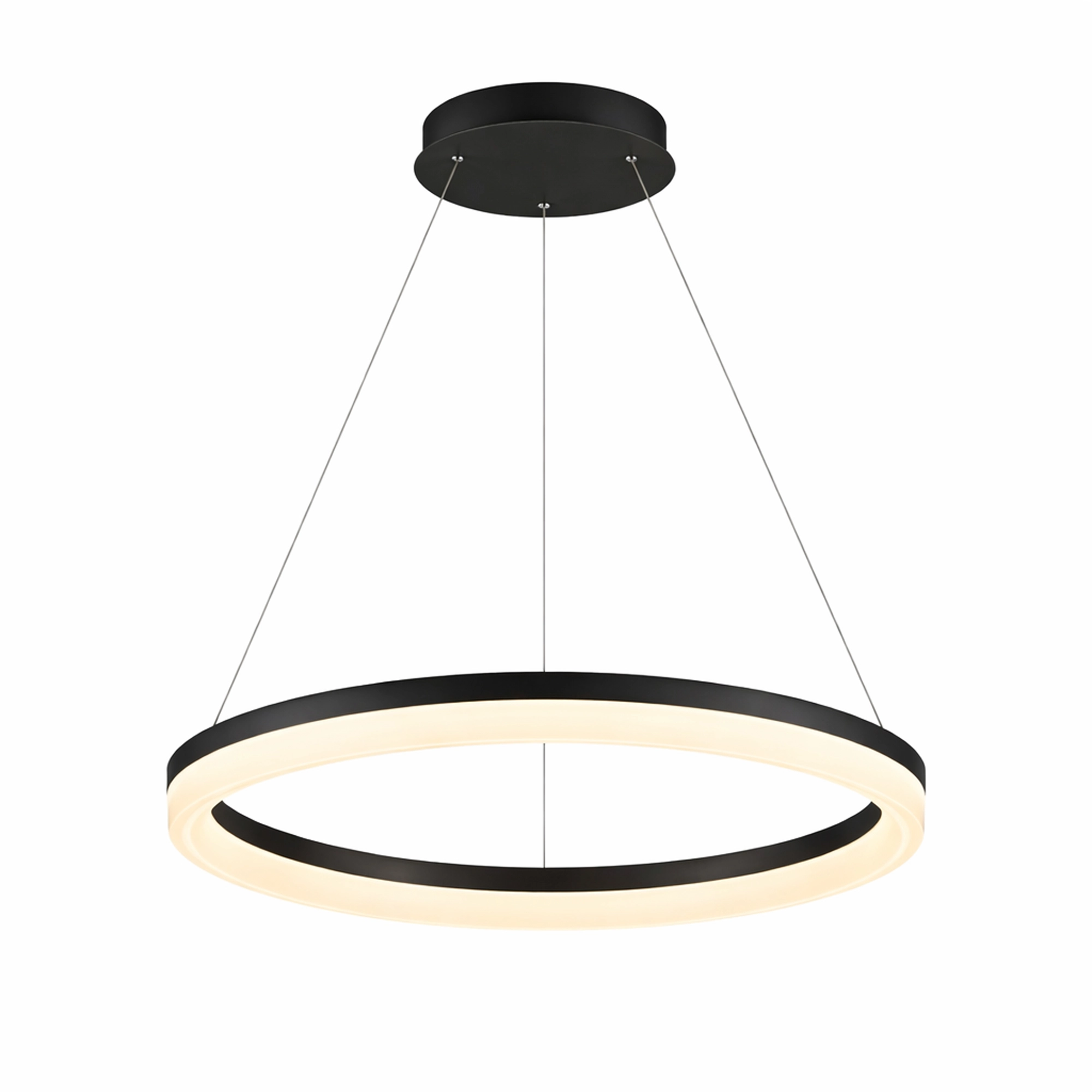 Lampe suspendue élégante Ara Ø 60 cm noirs