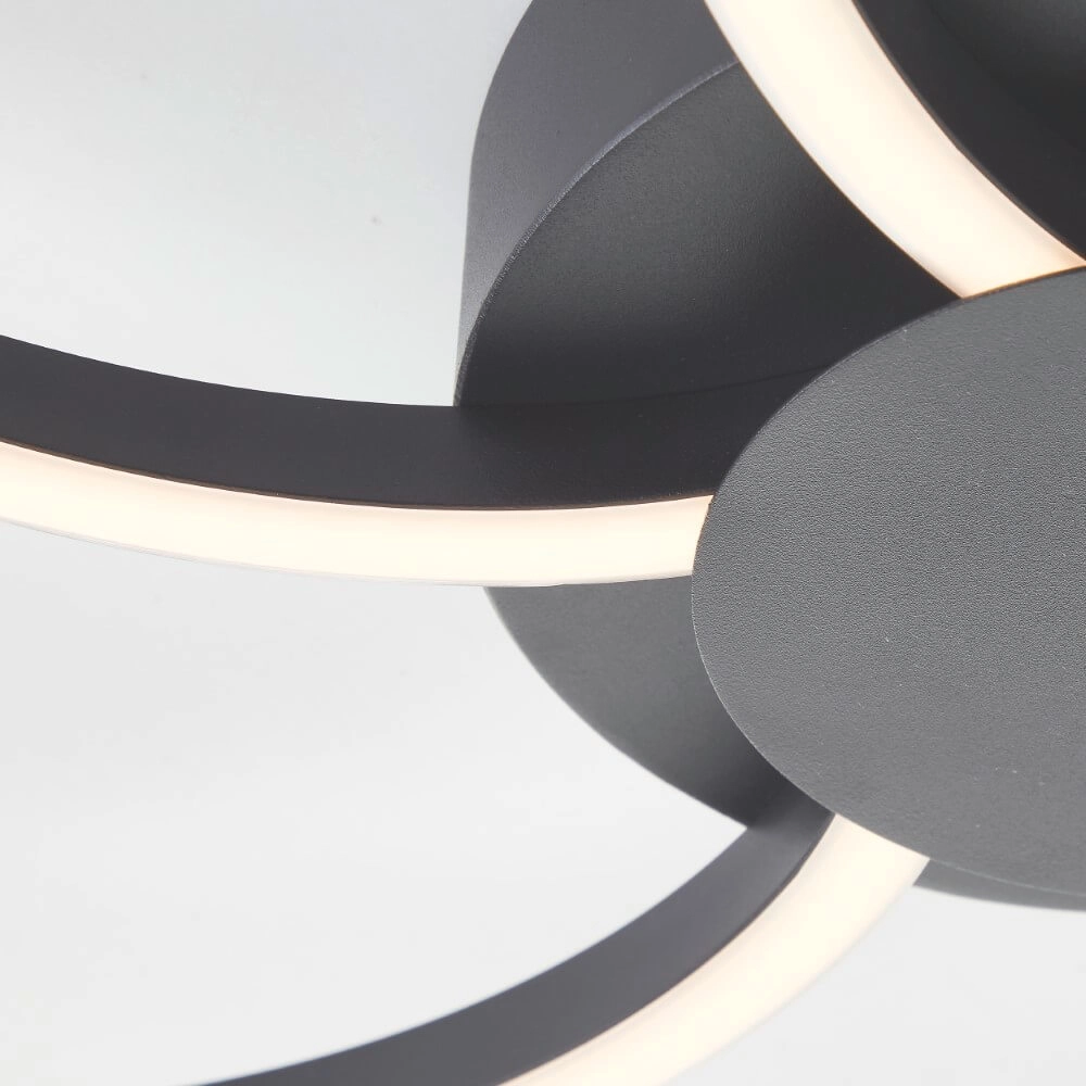 Plafonnier orientable Fico noir Brilliant 4004353441240