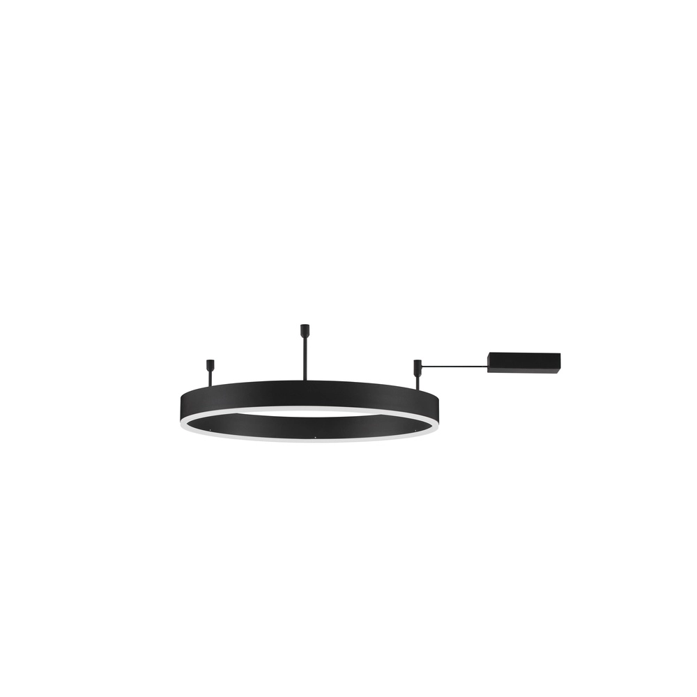 Plafonnier Motif noir Ø 60cm Lyora 5212017442963