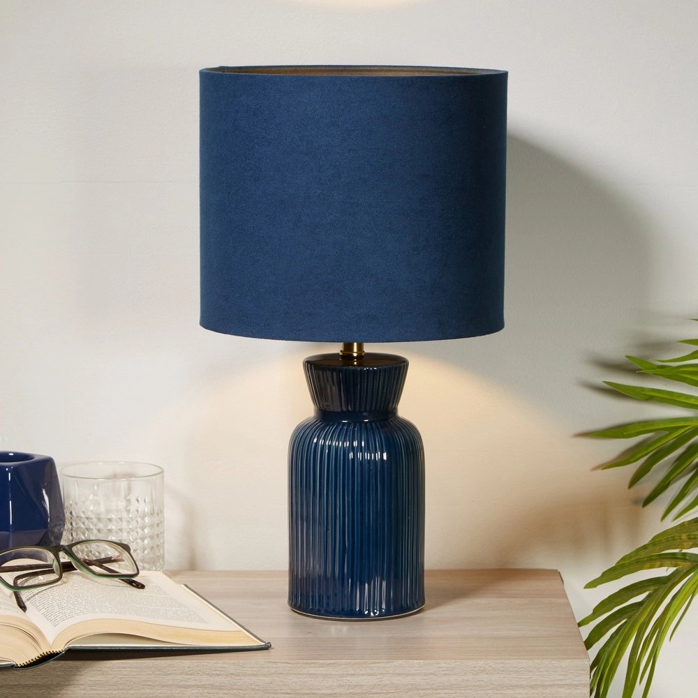 Lampe de table Tia bleu Searchlight 5053423311258