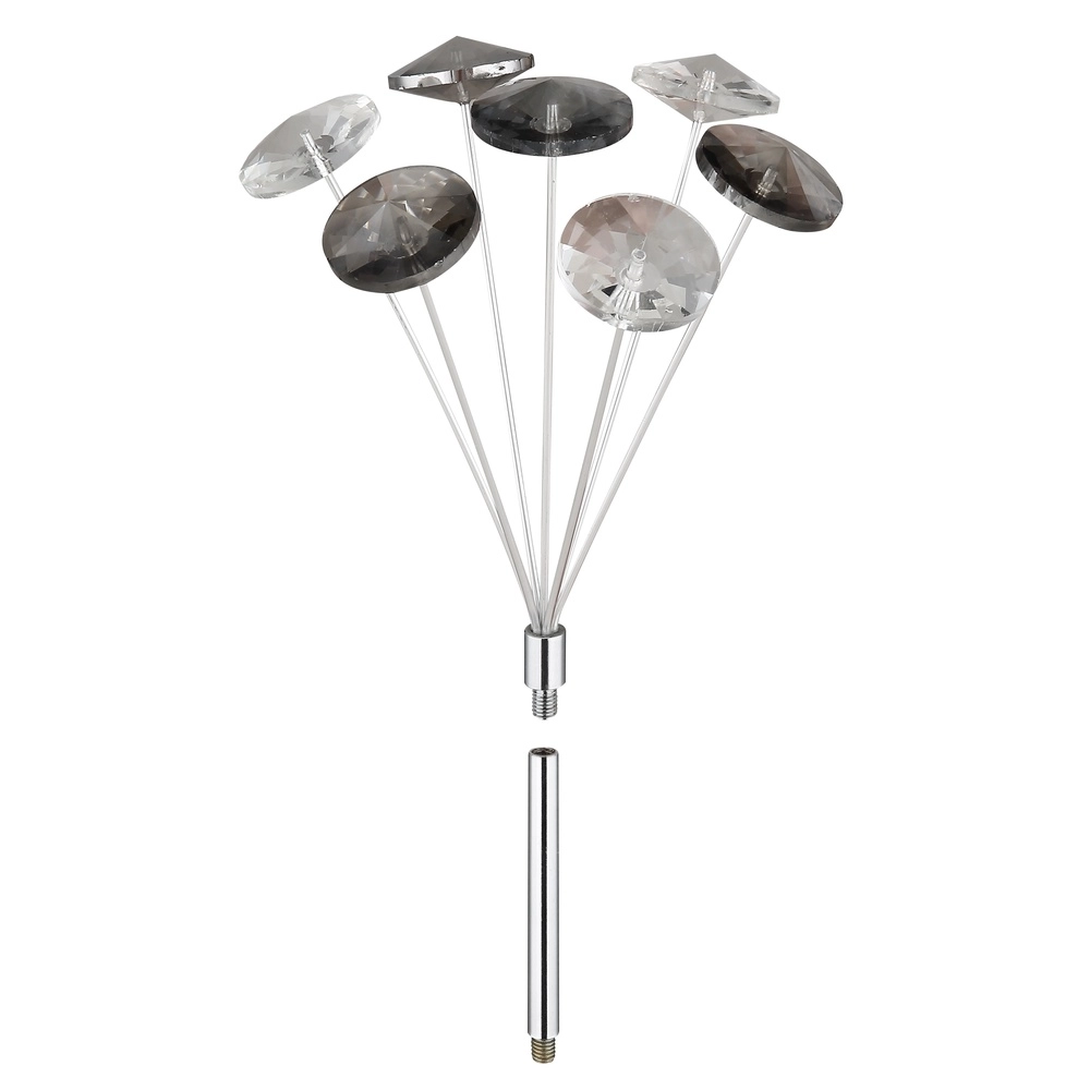 Lampe de plafond Katrina chrome Ø 45cm Globo 9007371481330