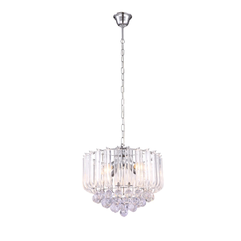 Chandelier Minnesota Ø 35cm chromé