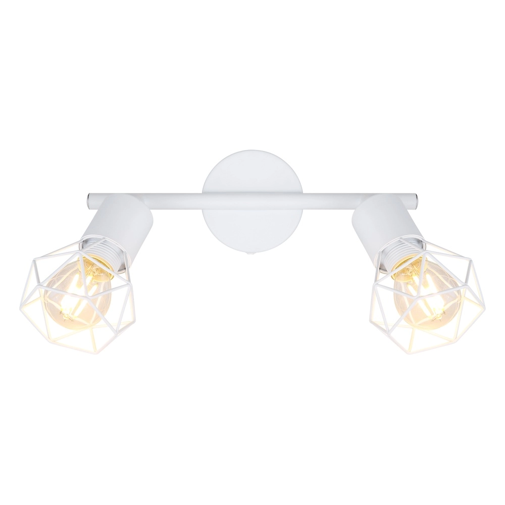 Lampe de plafond Xara I Blanc à deux lumières Globo 9007371412983