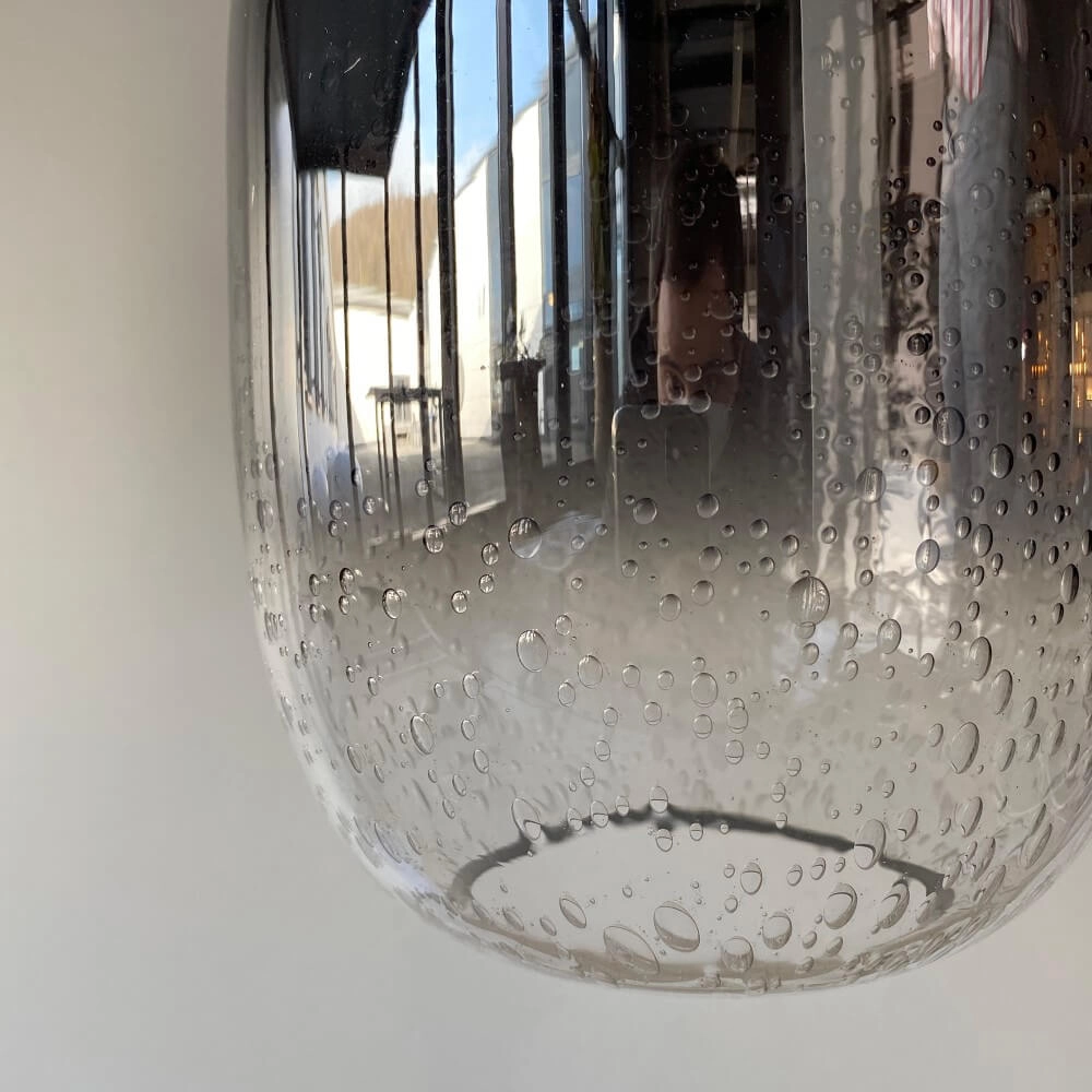 Lampe à suspension en verre fumé Trace Fischer & Honsel 4003694607131