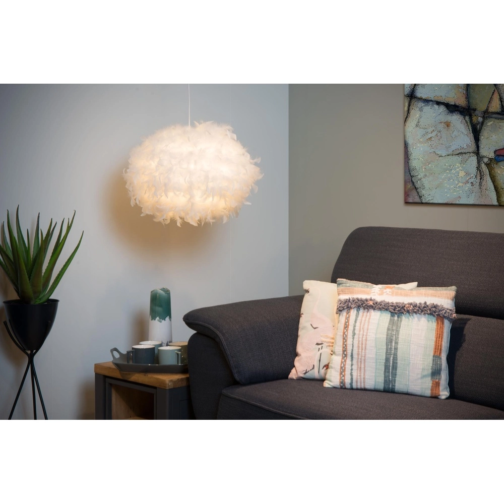 Lampe suspendue Goosy Soft Ø 50 cm de blanc Lucide 5411212712707