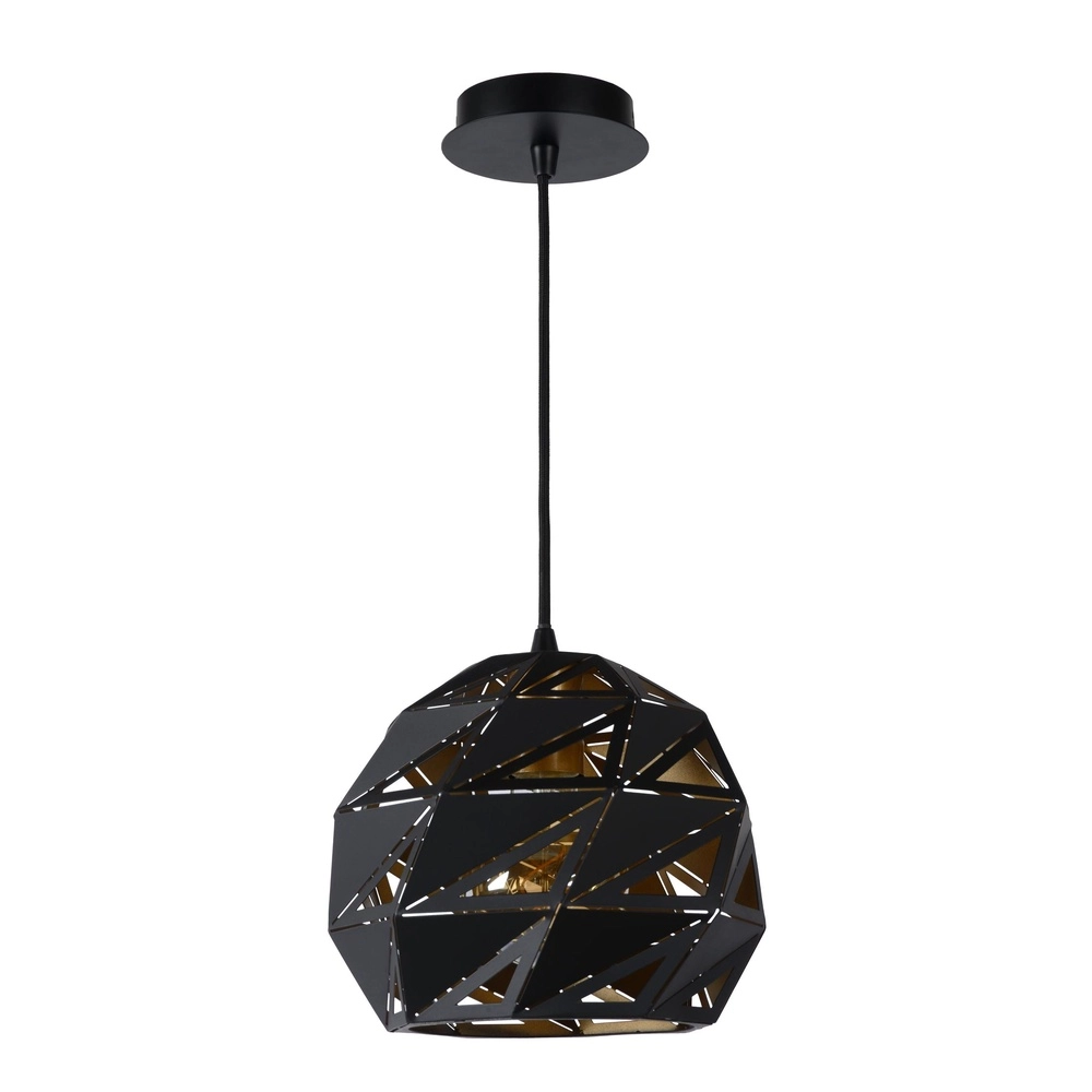 Lampe pendante de conception Malunga Noir