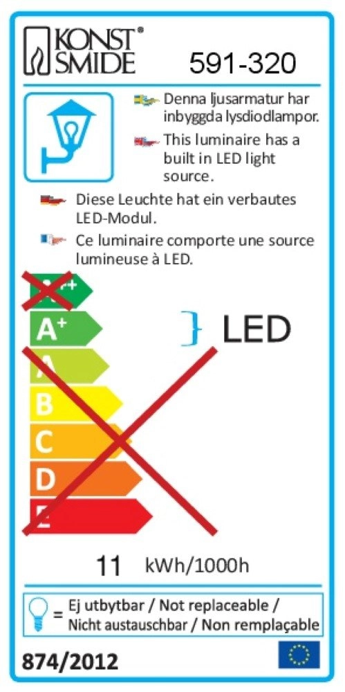 Projecteur debout Ull KonstSmide 7318305913202