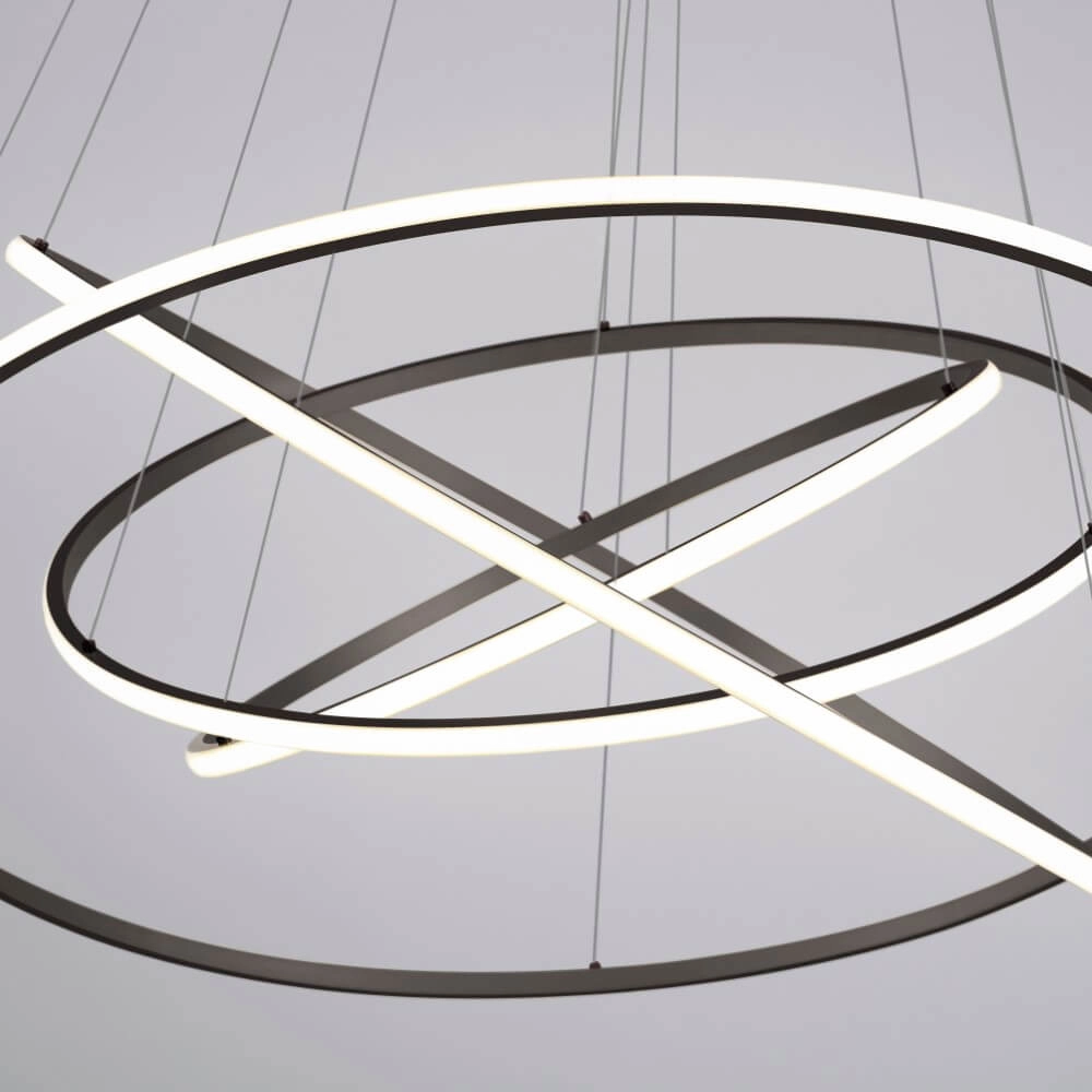 Lampe suspendue moderne Tessara anthracite Paul Neuhaus 4012248372654