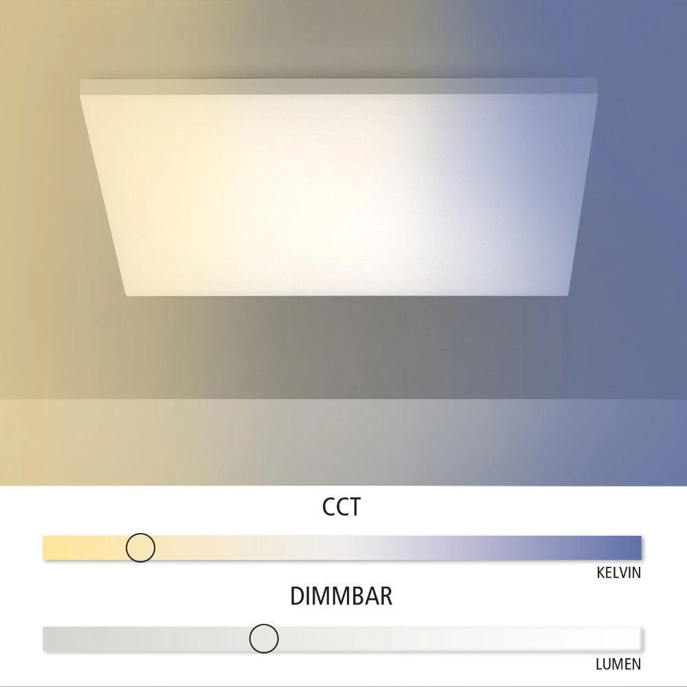 Panneau DEL Canvas 40w - 2700-5000K - 60cm blanc Just Light 4043689967499