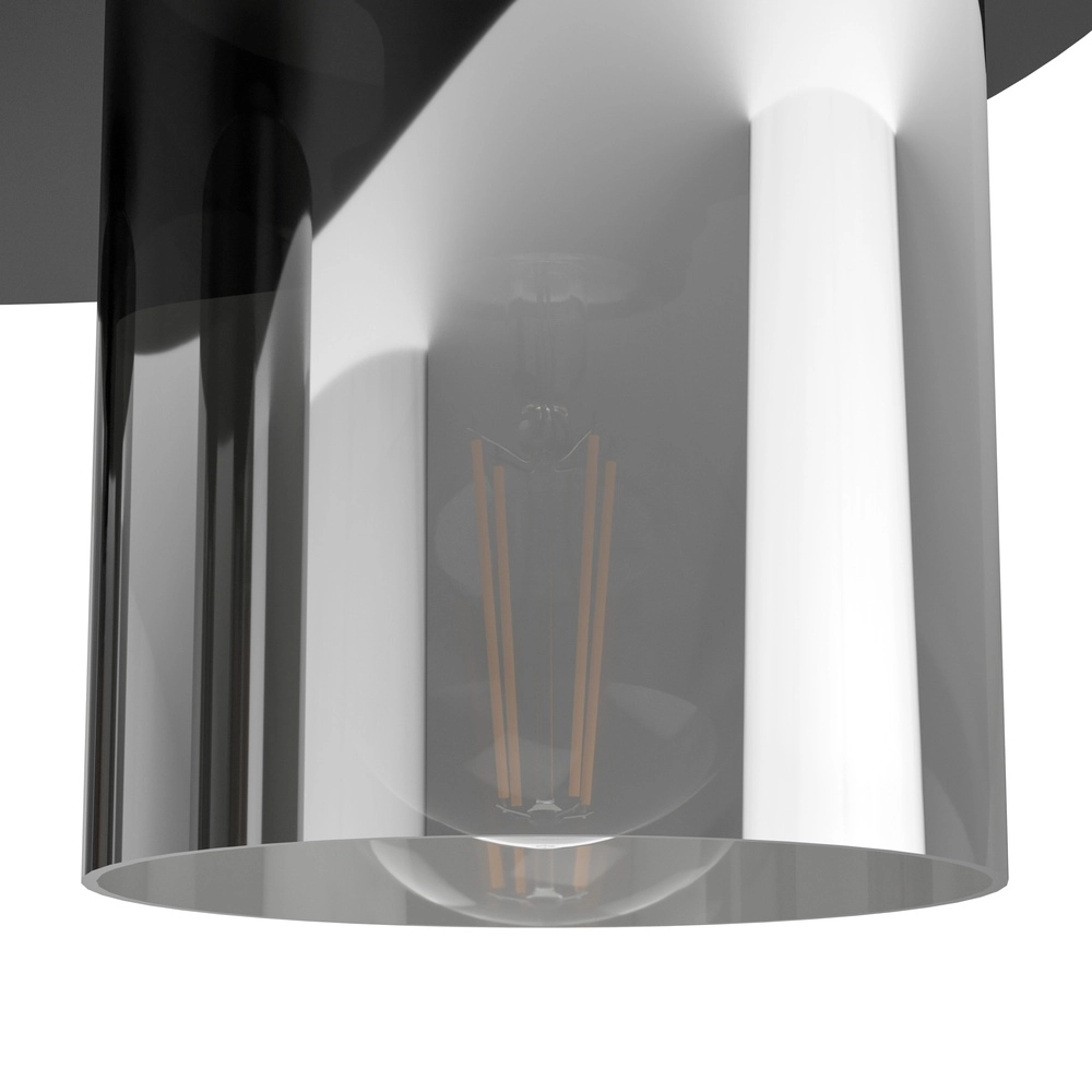 Lampe de plafond Gorosiba 1 38x38cm - avec verre fumé Eglo 9002759996321