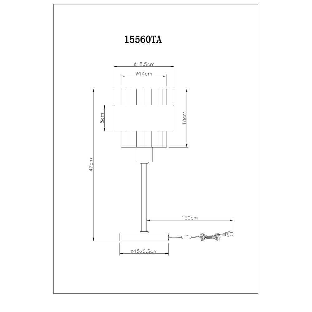 Lampe de table Milley bronze Ø 18,5cm Globo 9007371474677