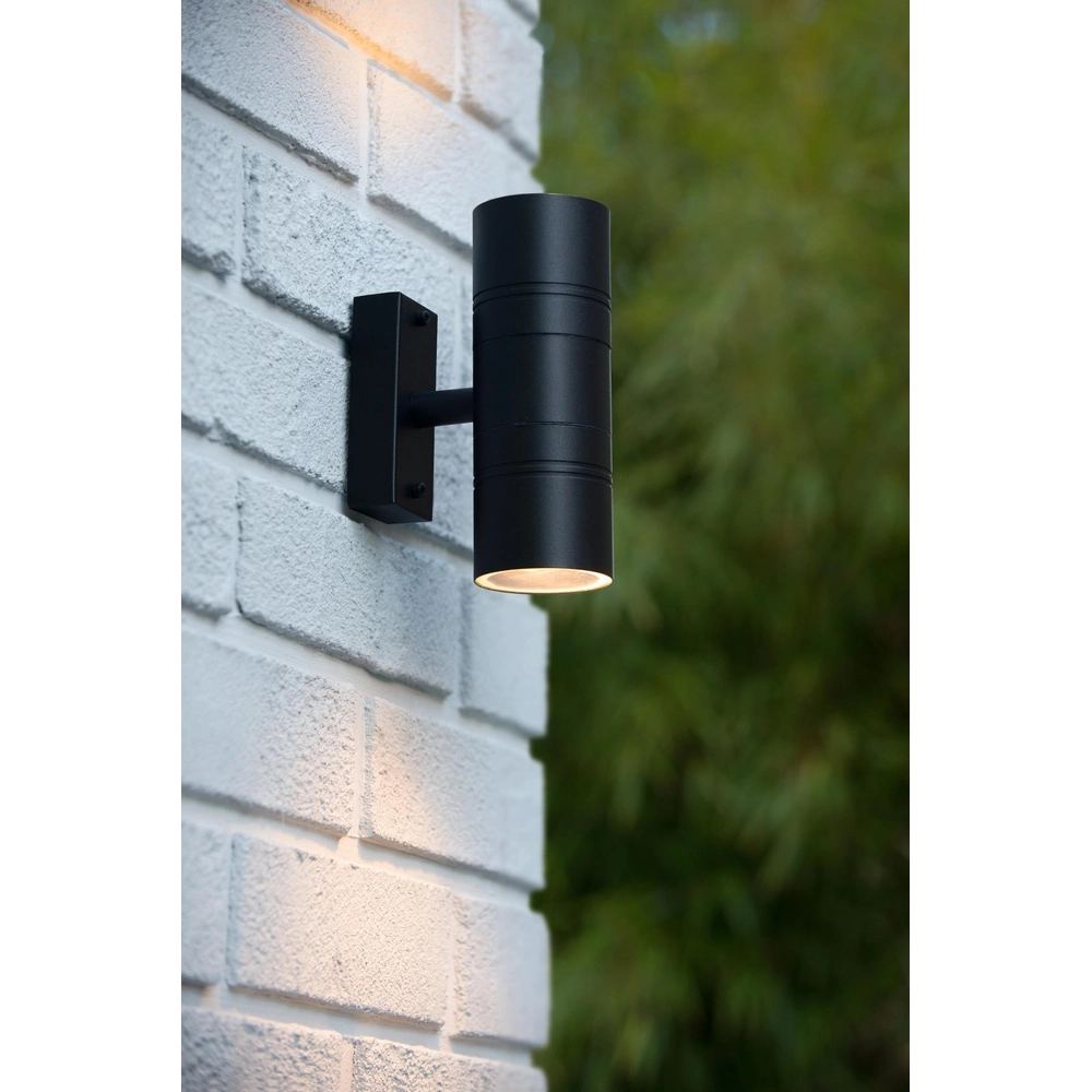 Projecteur mural Arne-Led Noir haut et bas