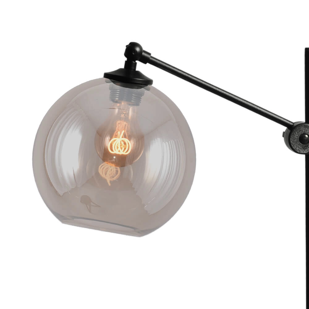 Lampe de bureau Bella 2 avec verre doré Ø 20 cm Masterlight 8718121340845
