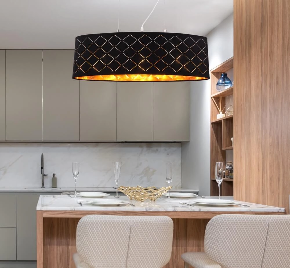 Lampe suspendue design Clarke 65x25cm Globo 9007371361014