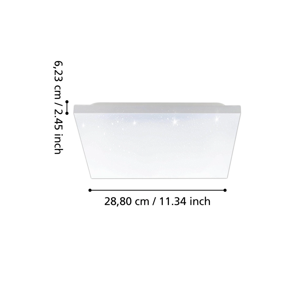Éclairage de plafond Calemar-S Blanc Eglo 9002759756161