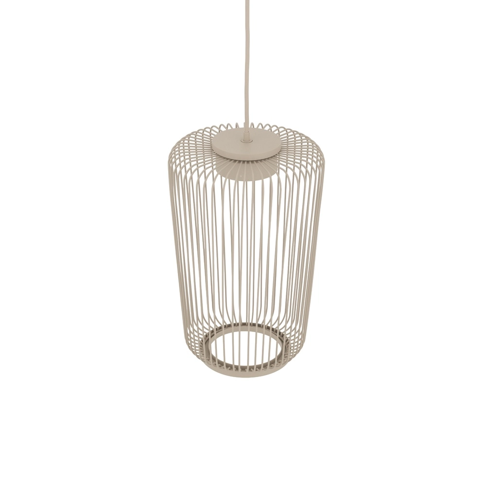 Lampe cage Kenai brun sable Ø 20cm Lyora 5903139122221