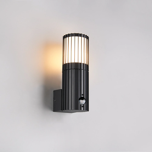 Lampe murale Volga anthracite avec capteur