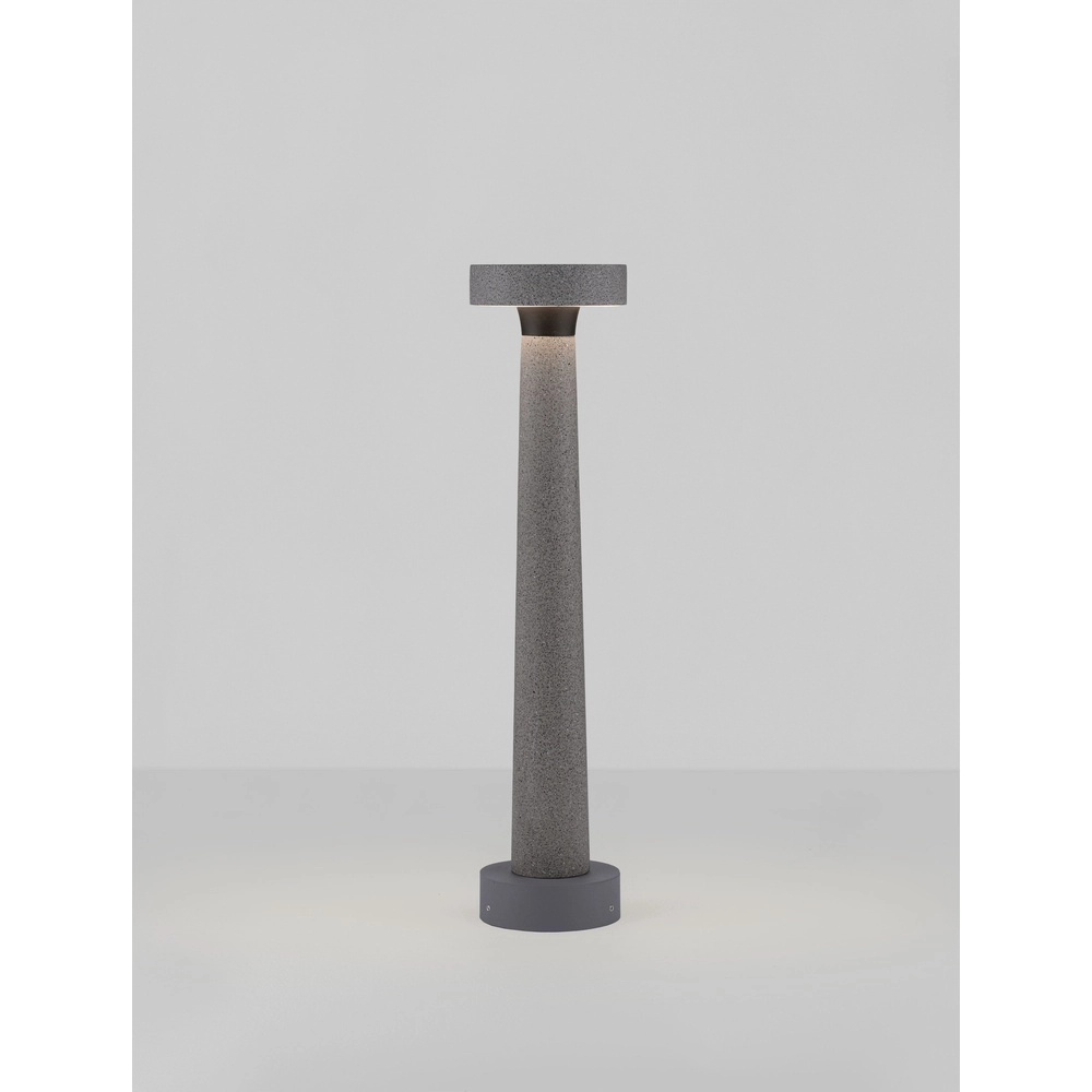 Lampe de jardin Cram gris béton 50cm