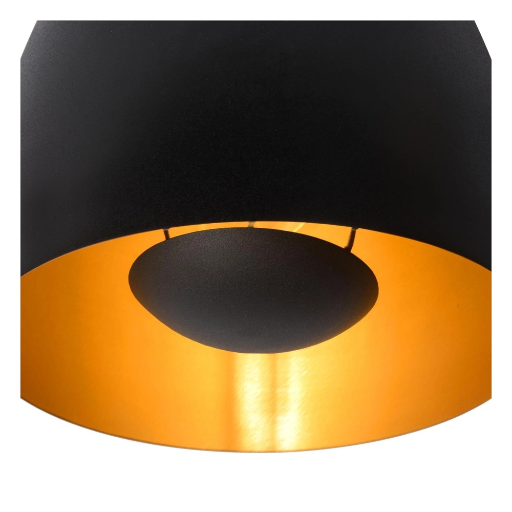 Lampe suspendue Nolan Ø 24cm noir Lucide 5411212302878