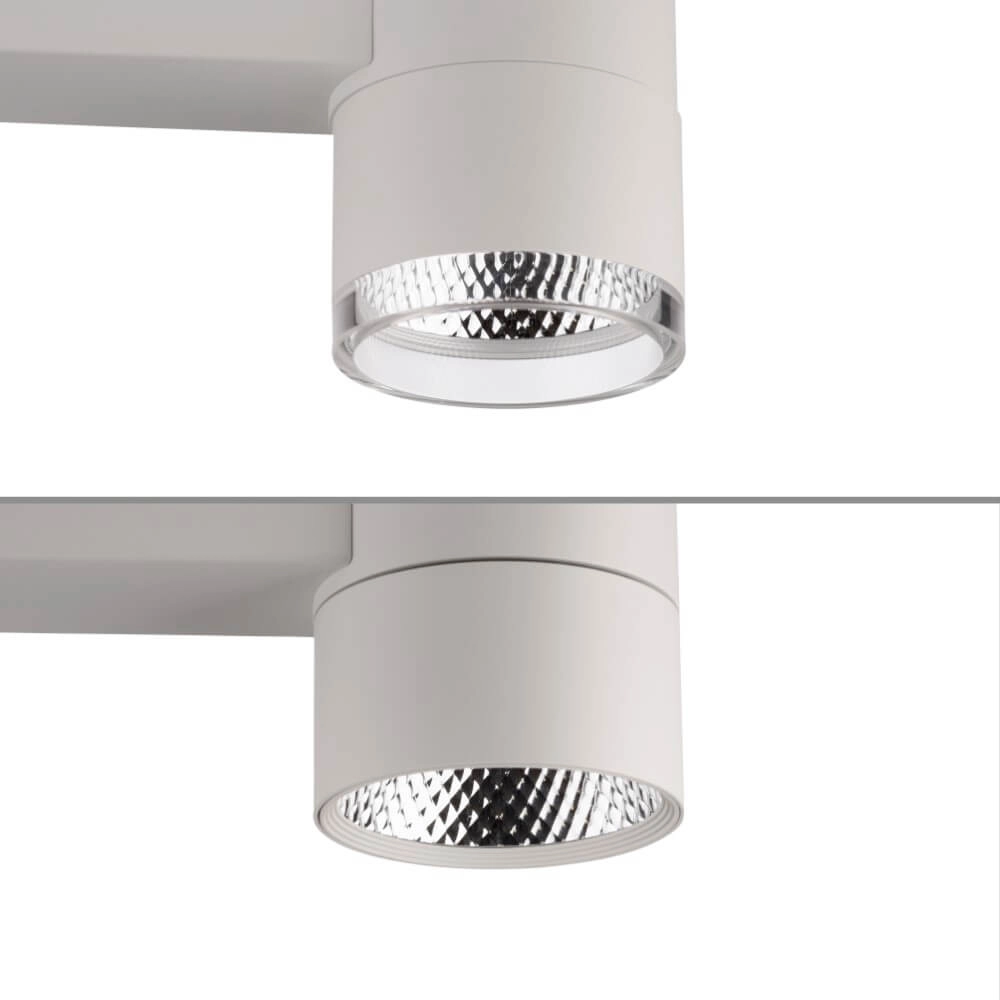 Plafonnier blanc Pure Nola 2 lumières Paul Neuhaus 4012248374542