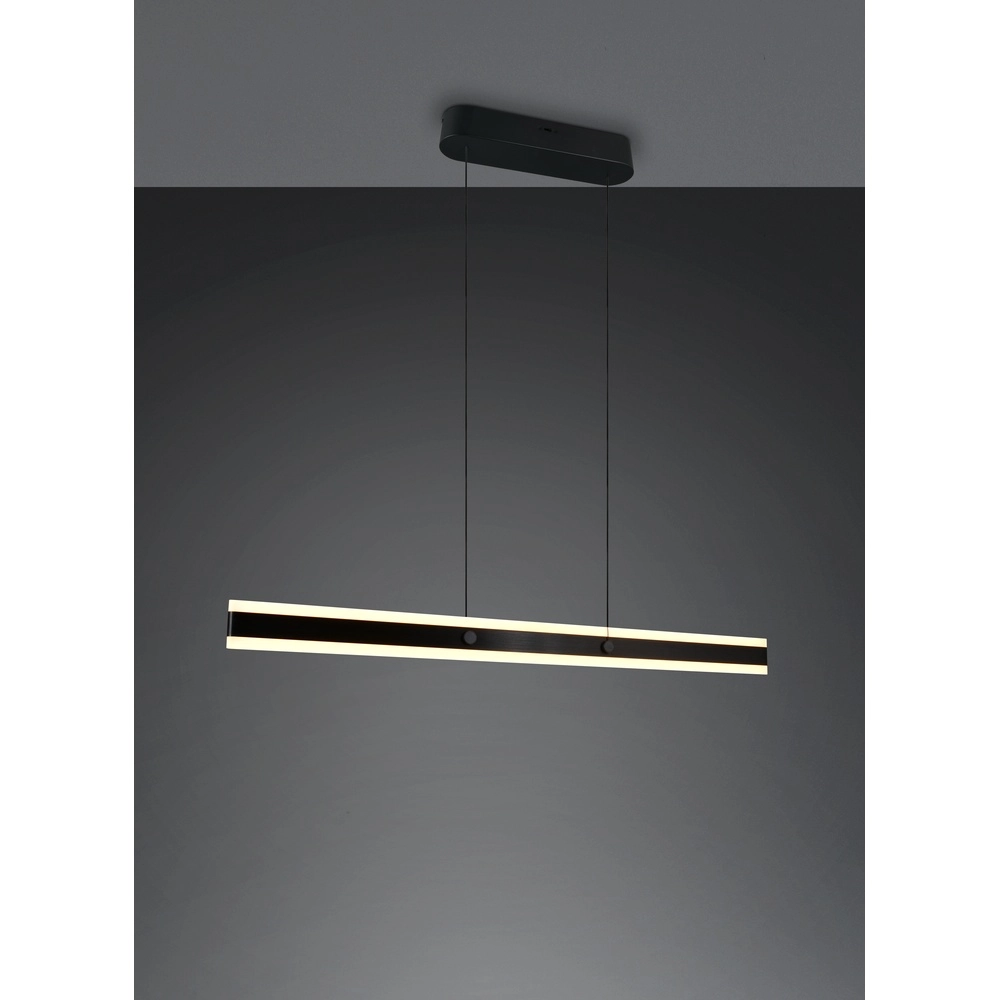 Suspension moderne Arcola 115cm noir Trio 4017807661972