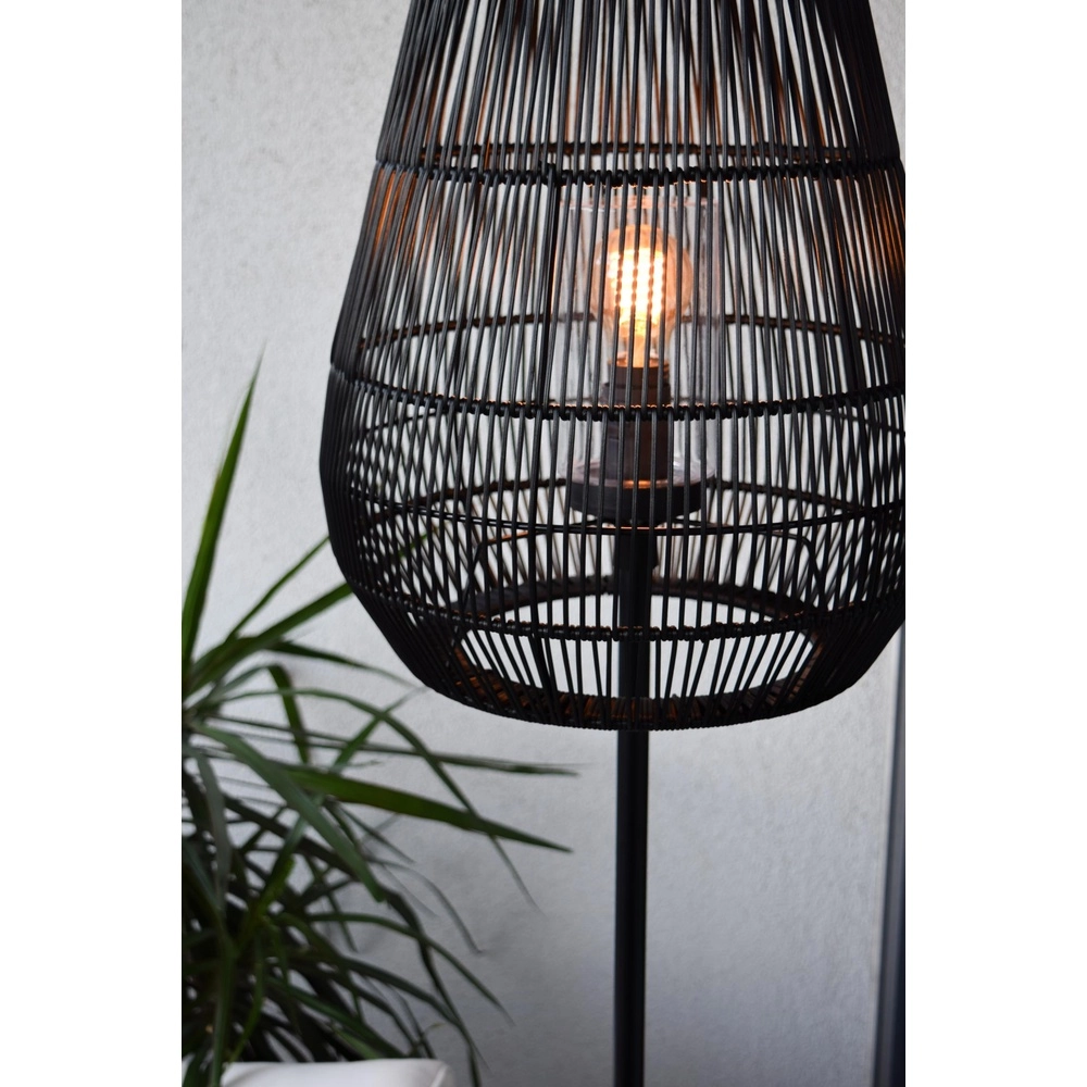 Lampe de pied Nerida IP44 noir - Ø 35cm Lucide 5411212031907