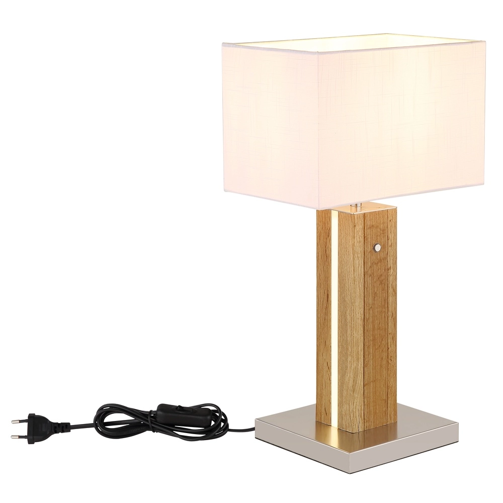 Lampe de table en bois Forest avec capot Globo 9007371592333