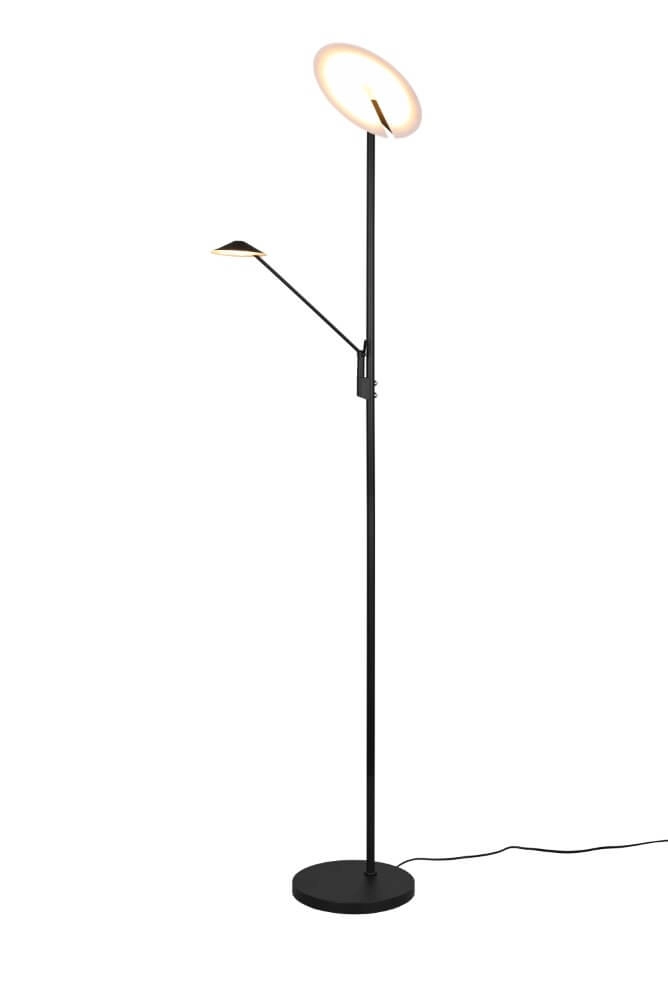 Lampe de lecture LED noire Brantford Trio 4017807525267