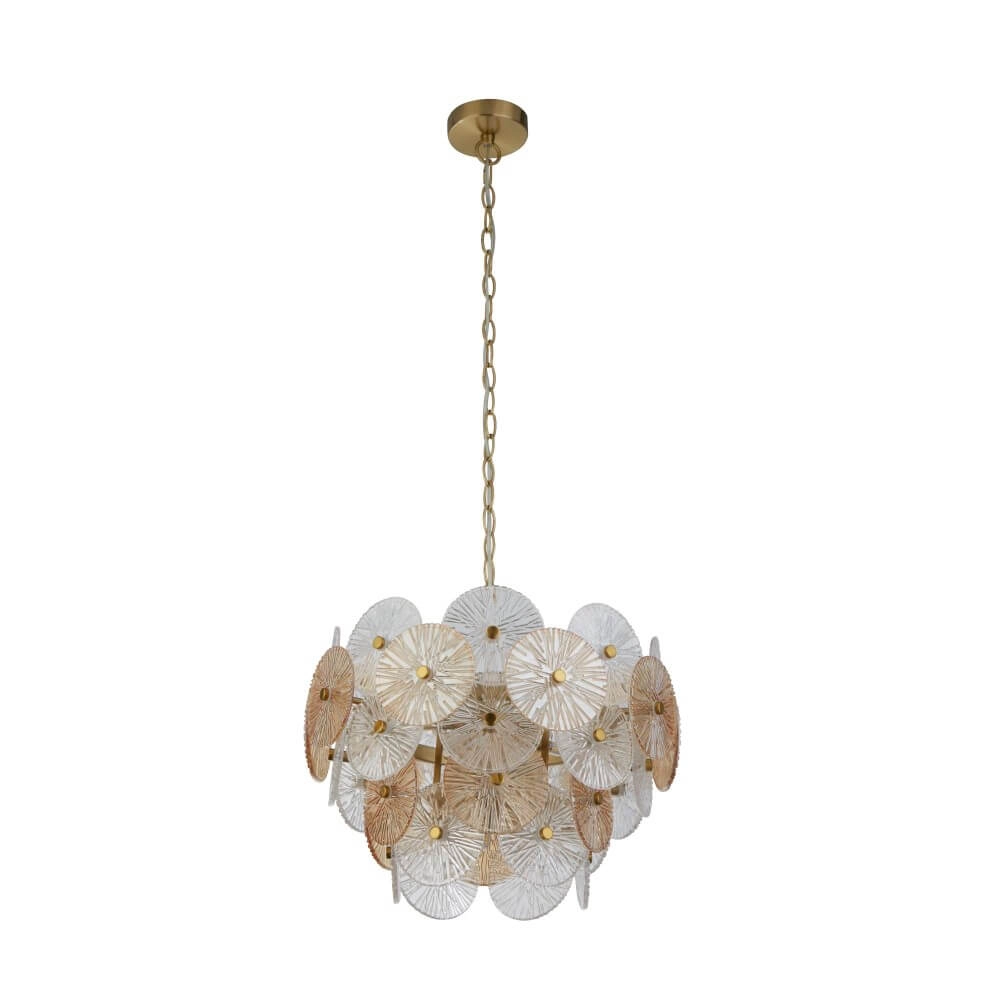 Lampe suspendue Wagon Wheel cuivre bronze Lampe suspendue Wagon Wheel cuivre bronze
