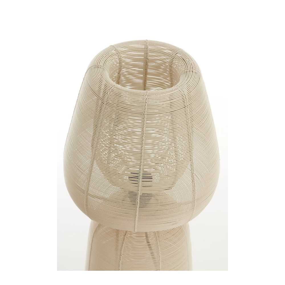 Lampe de table Aboso blanc Ø 24cm Light & Living 8717807701598