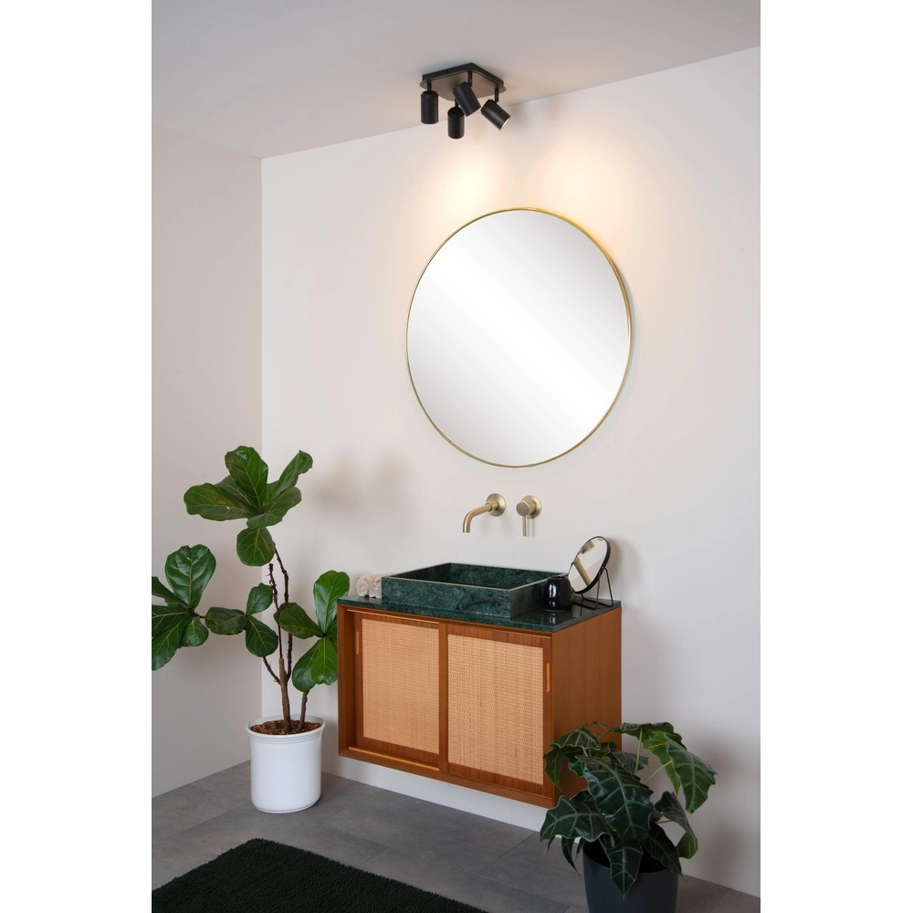 Projecteur de plafond Lennert Noir à 4 lumières Lucide 5411212262707