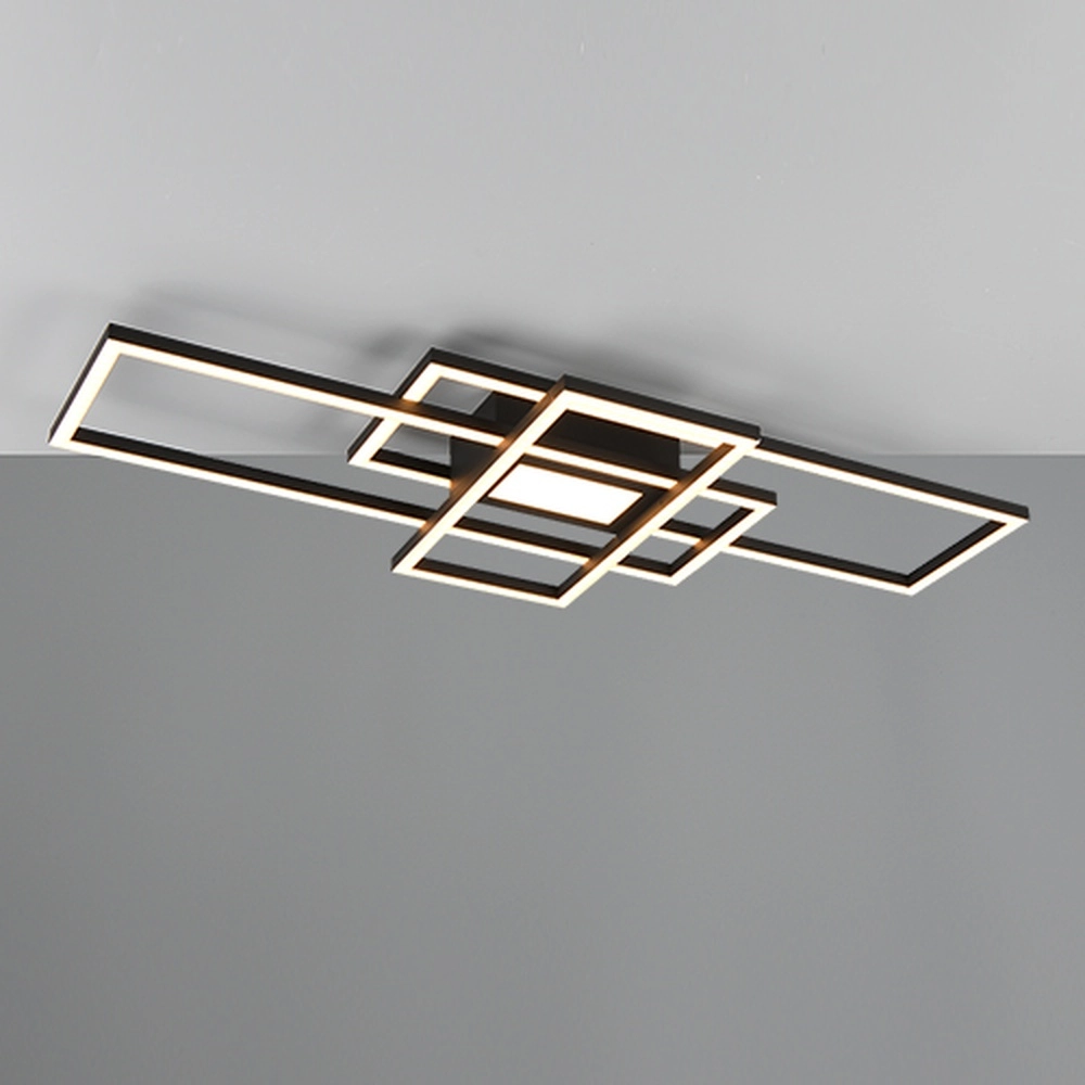 Lampe de plafond moderne Fresno Noir Trio 4017807653731