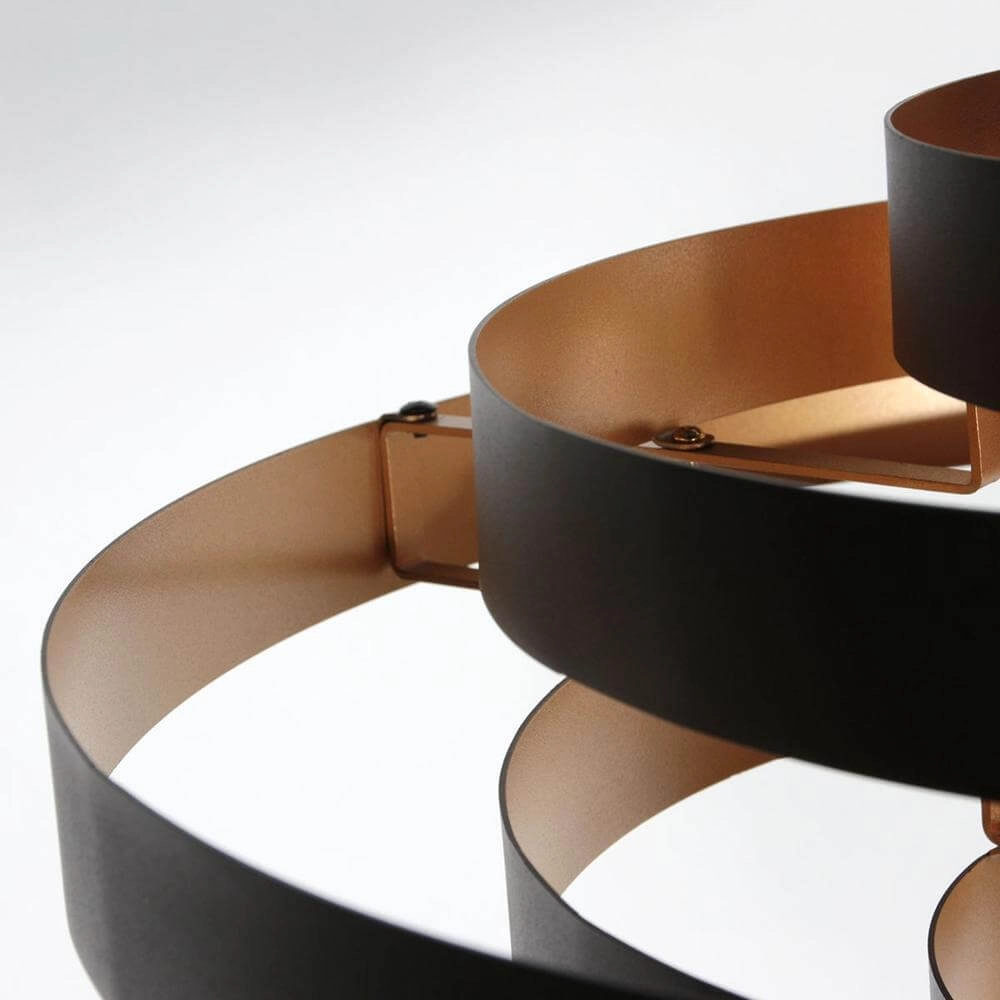 Suspension design Halo Cirque noir Ø 50cm Steinhauer 8712746178333