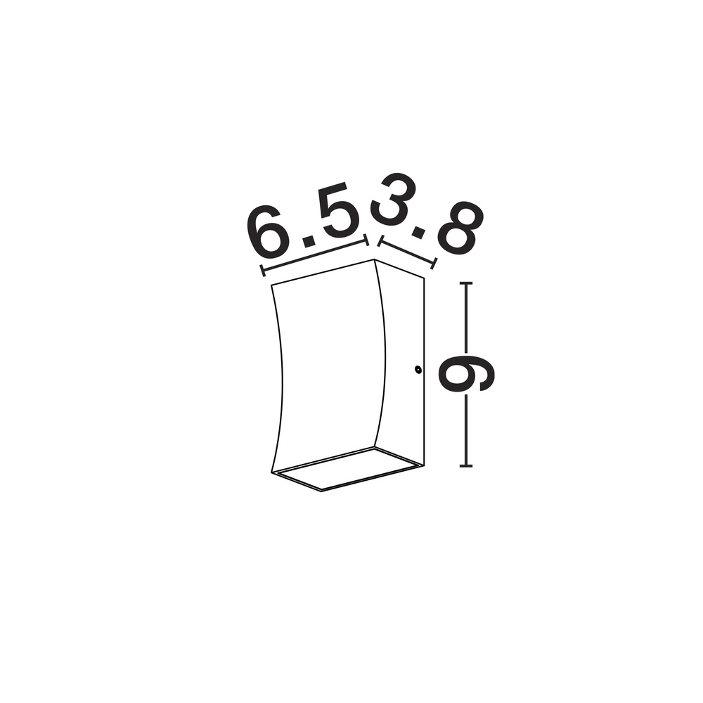 Downlighter Boxy anthracite Lyora 5212017477071