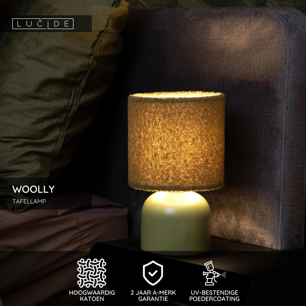 Lampe de table Woolly Vert Lucide 5411212105868